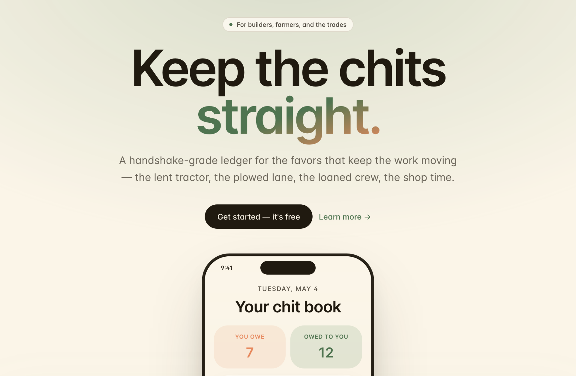 Chit Ledger
