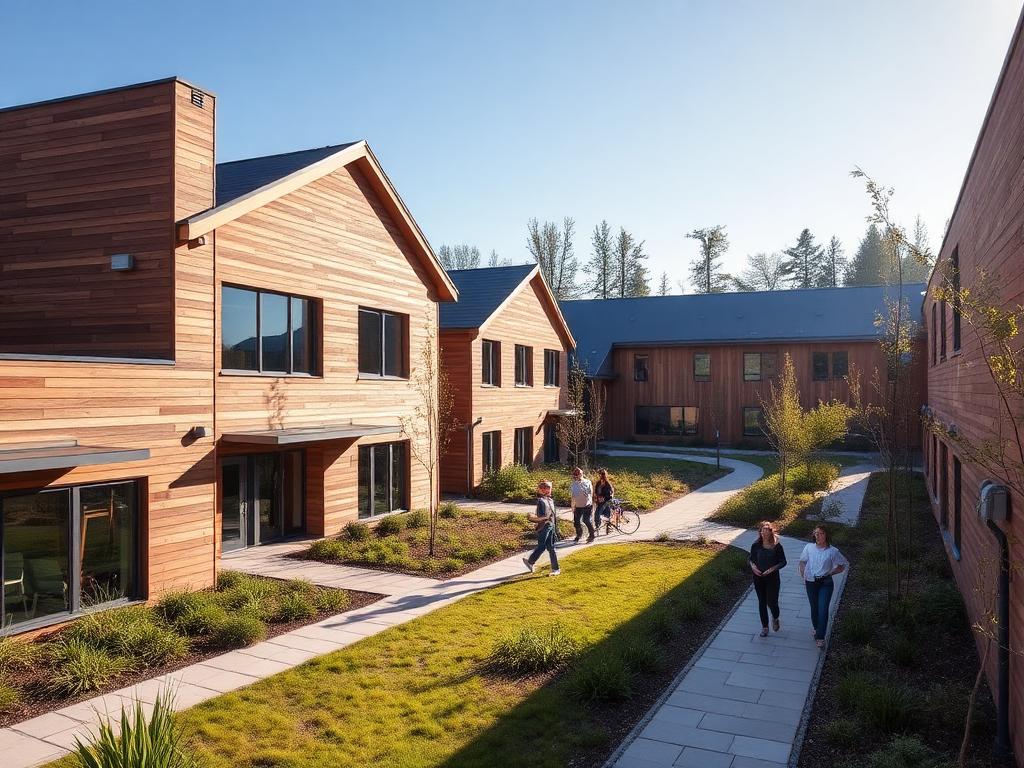 Outdoor training campus where Village Builders learn regenerative skills and community design